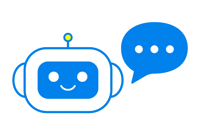 AIが回答するイラスト